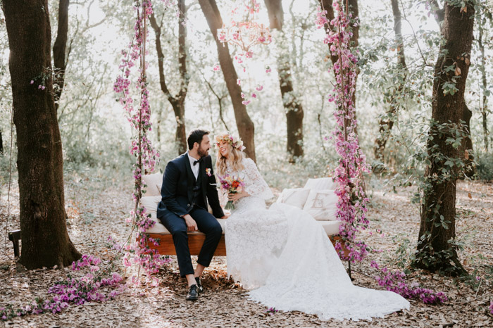 forest micro wedding