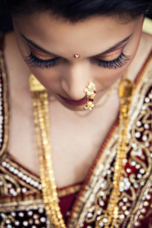 wedding portrait of bride by Uma Sanghvi of Studio Uma | via junebugweddings.com wedding portrait of bride by Uma Sanghvi of Studio Uma | via junebugweddings.com