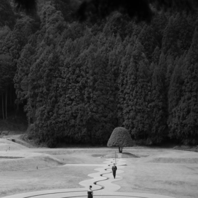 Artistic black and white wedding photography in Japan