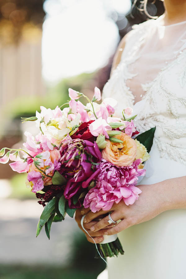 vibrant pink and orange modern wedding bouquet vibrant pink and orange modern wedding bouquet