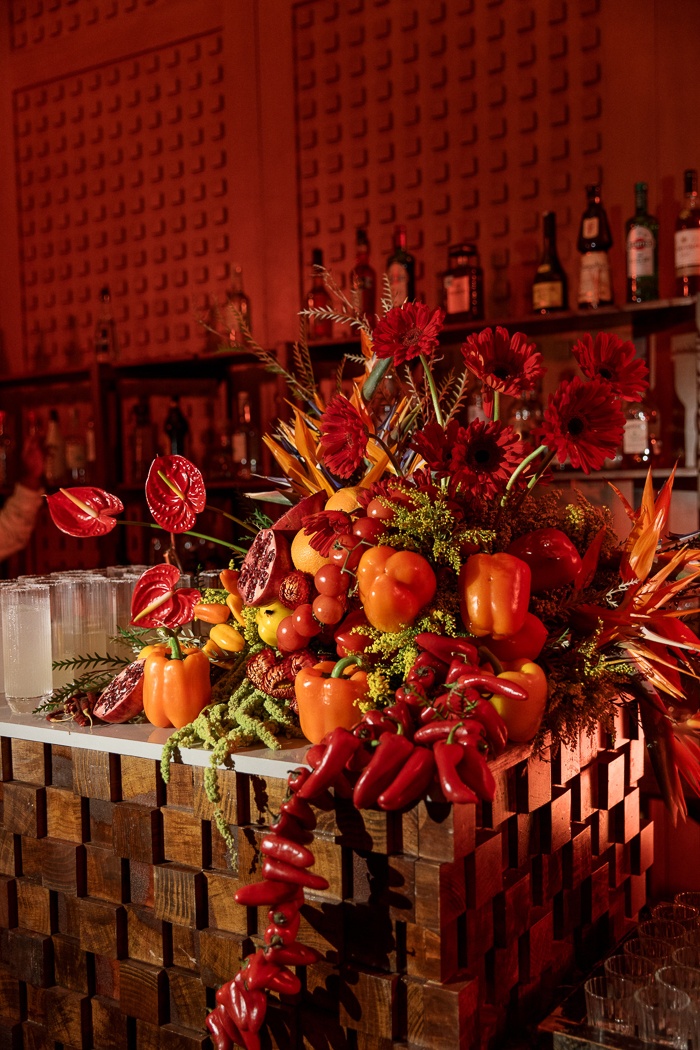 A Vibrant Citrus Color Palette at This Etéreo Kanai Riviera Maya Wedding