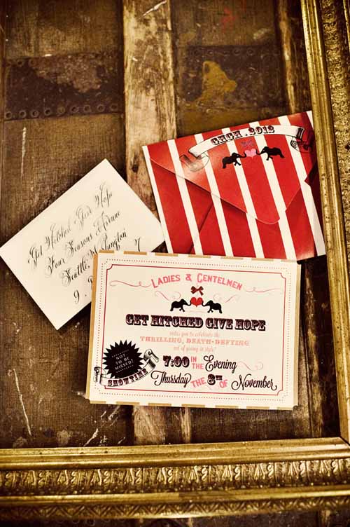 vintage circus wedding inspiration from Get Hitched Give Hope - photos by Laurel McConnell via junebugweddings.com vintage circus wedding inspiration from Get Hitched Give Hope - photos by Laurel McConnell via junebugweddings.com