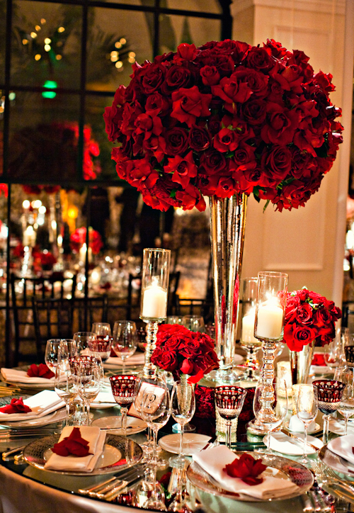 glamorous wedding by Mindy Weiss with red rose decor at Hotel Bel Air, photos by Joy Marie Photography | junebugweddings.com glamorous wedding by Mindy Weiss with red rose decor at Hotel Bel Air, photos by Joy Marie Photography | junebugweddings.com
