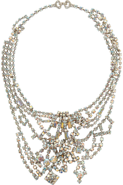 edgy rock and roll bridal necklace by Tom Binns | via junebugweddings.com edgy rock and roll bridal necklace by Tom Binns | via junebugweddings.com