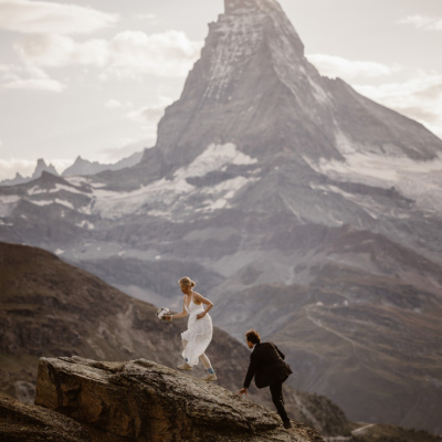 Image by Malin Ovesson of Wild Souls United Elopements taken in Zermatt, Switzerland