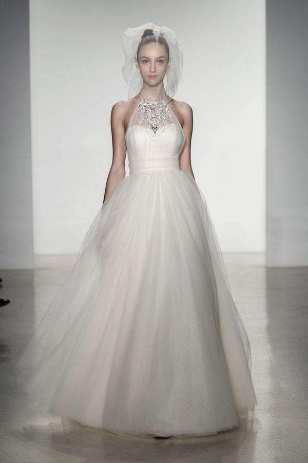 wedding dress trends – Amsale illusion neckline wedding dresses from fall 2014 bridal market | via junebugweddings.com wedding dress trends – Amsale illusion neckline wedding dresses from fall 2014 bridal market | via junebugweddings.com