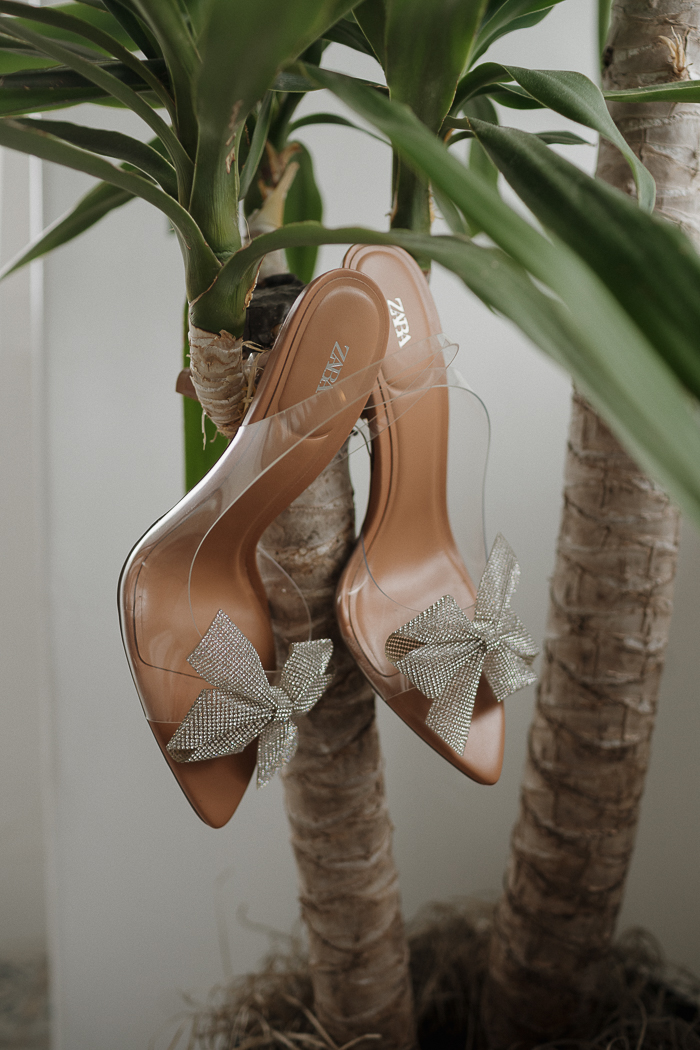 unique wedding detail shot