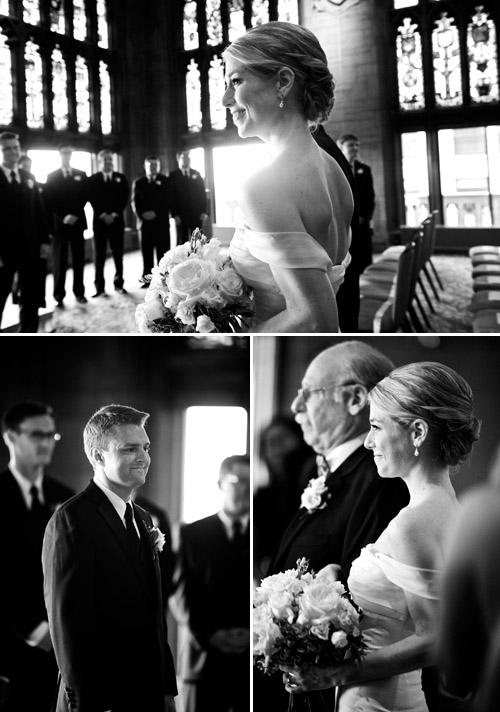 Classic wedding at University Club of Chicago, Cathedral Hall. Photo by David Wittig Photography via junebugweddings.com Classic wedding at University Club of Chicago, Cathedral Hall. Photo by David Wittig Photography via junebugweddings.com