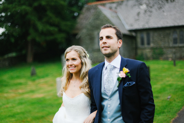 English countryside church wedding, photo by Sansom Photography | via junebugweddings.com