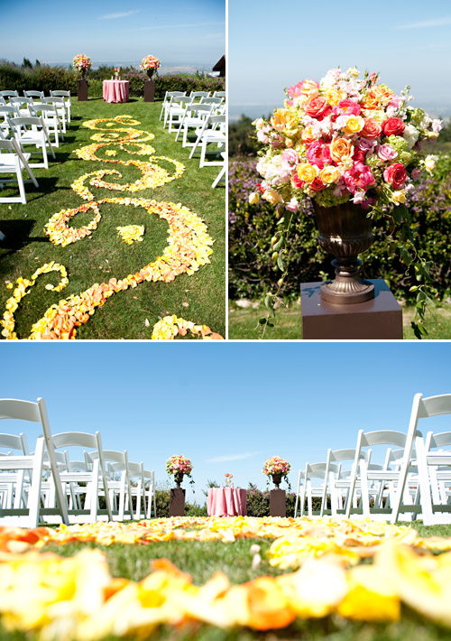sweet pink vineyard wedding at Thomas Fogarty Winery, photos by Vincent Au Photography via JunebugWeddings.com sweet pink vineyard wedding at Thomas Fogarty Winery, photos by Vincent Au Photography via JunebugWeddings.com