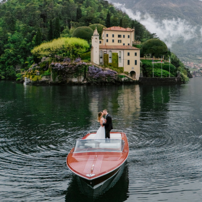 Image by Piotr Dynarski of Panda Weddings taken in Lake Como, Italy