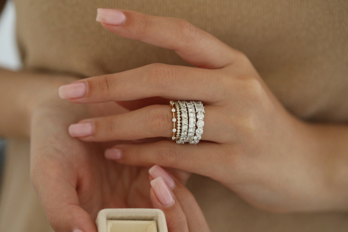 Nature Sparkle engagement ring