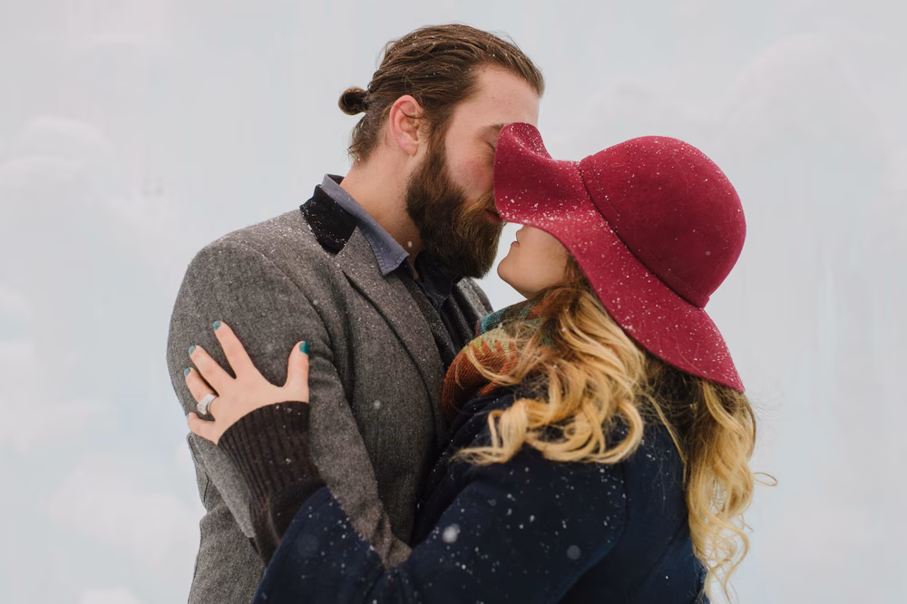 Snowy-Couple-Session-Ice-Castles-New-Hampshire-Darling-Photography (3 of 20)