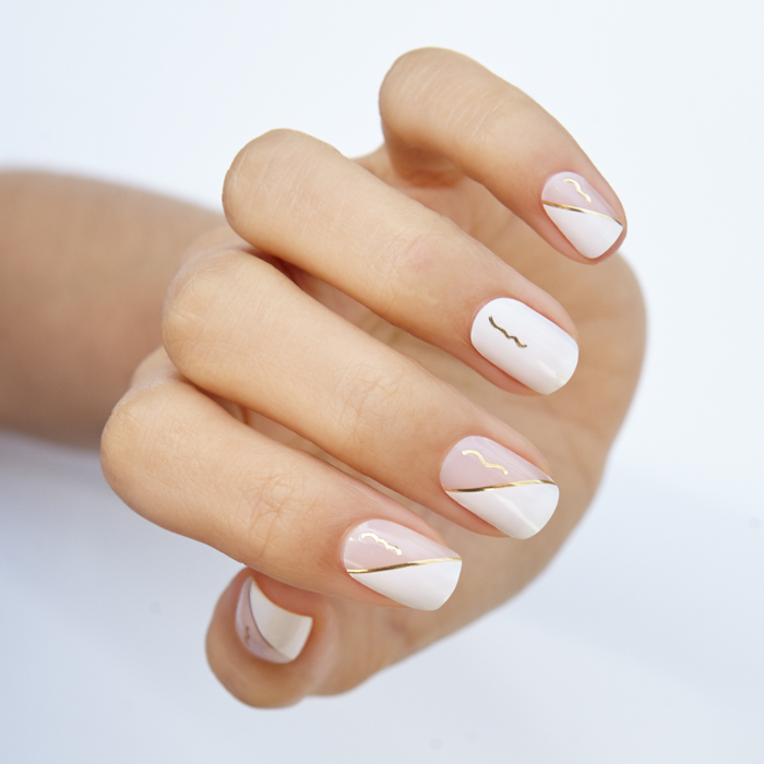 manicure on a hand