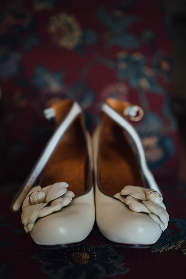 ivory wedding shoes with flower detail ivory wedding shoes with flower detail