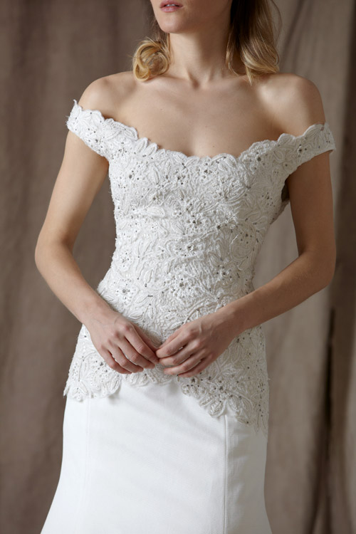 wedding dress by Lela Rose from her Spring 2014 bridal collection | via junebugweddings.com wedding dress by Lela Rose from her Spring 2014 bridal collection | via junebugweddings.com