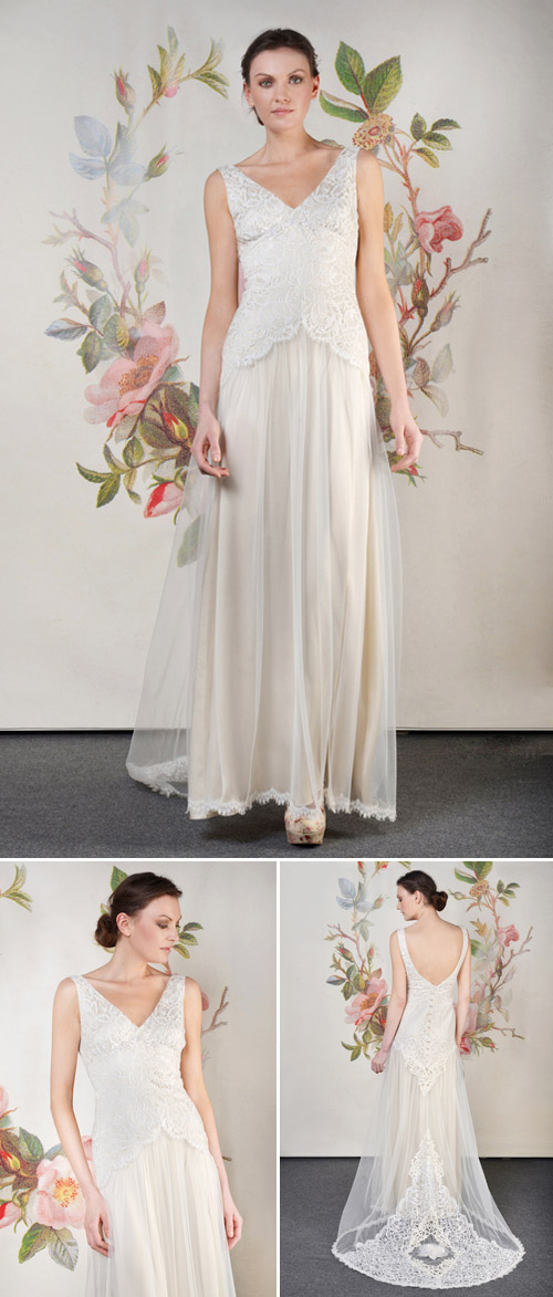 Claire Pettibone Florentine wedding dress from her Spring 2014 bridal collection | via junebugweddings.com Claire Pettibone Florentine wedding dress from her Spring 2014 bridal collection | via junebugweddings.com