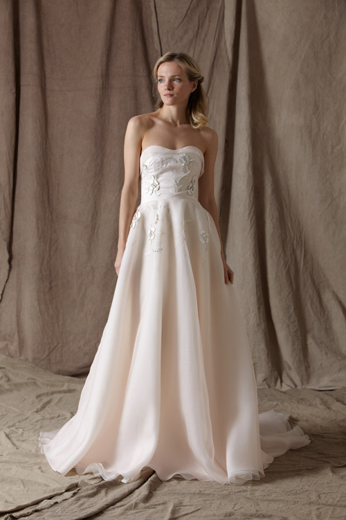 wedding dress by Lela Rose from her Spring 2014 bridal collection | via junebugweddings.com wedding dress by Lela Rose from her Spring 2014 bridal collection | via junebugweddings.com