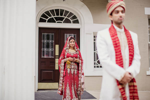 couple's first look portrait couple's first look portrait