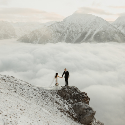 Image by Andrew Pavlidis of Willow and Wolf taken in Banff, Alberta, Canada