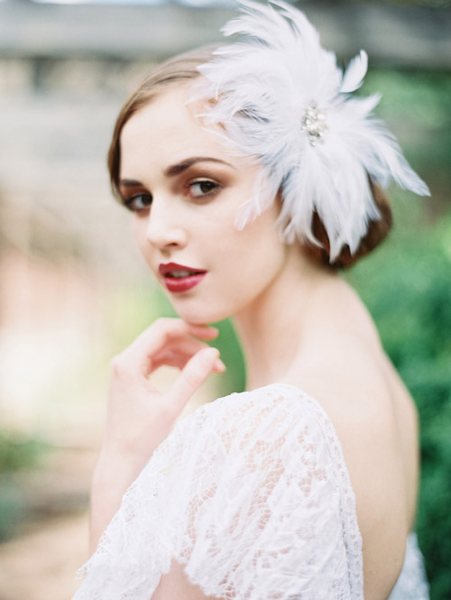 1920's inspired bridal hair accessories from Enchanted Atelier | via junebugweddings.com 1920's inspired bridal hair accessories from Enchanted Atelier | via junebugweddings.com