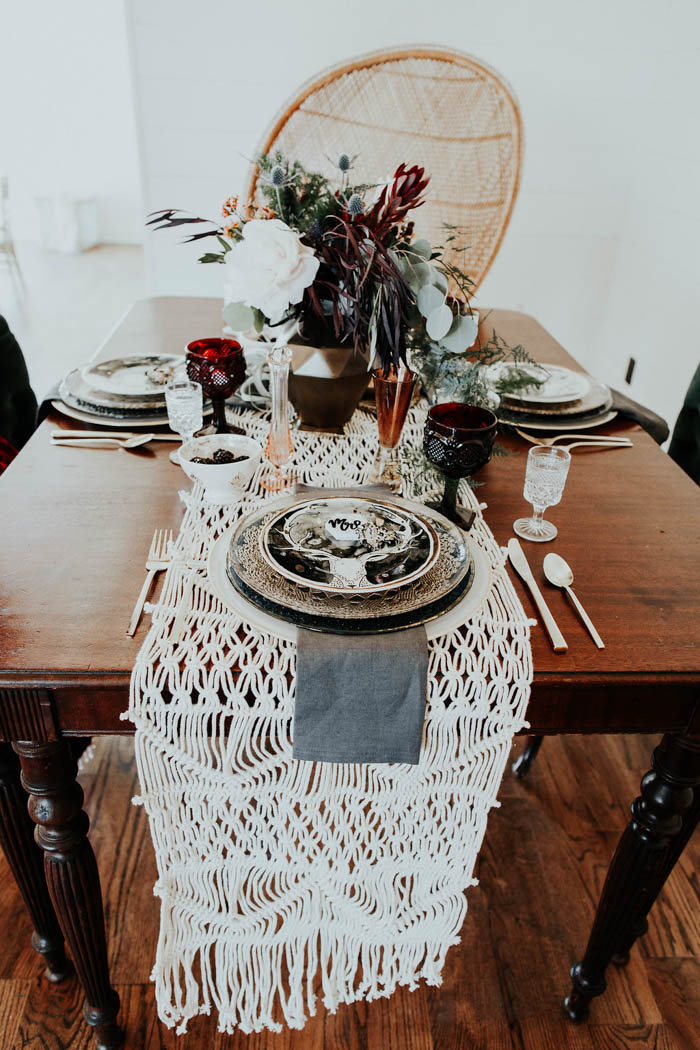 Eclectic Romantic Wedding Inspiration at The Chapel at Southwind Hills Peyton Rainey Photography and Chelsea Denise Photography-64