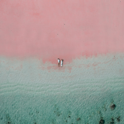 Image by Stephen Yau of Stephen Yau Weddings taken in Pink Beach, Flores, Indonesia