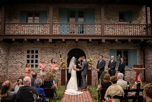 coral, gold, and grey wedding at Casa Feliz in Florida, photos by Kristen Weaver Photography | via junebugweddings.com coral, gold, and grey wedding at Casa Feliz in Florida, photos by Kristen Weaver Photography | via junebugweddings.com