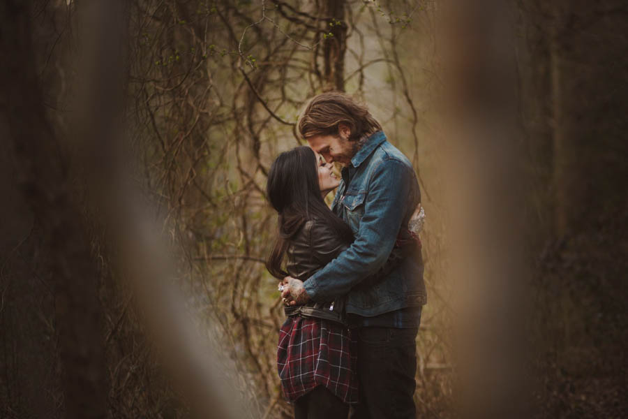 Sexy-Harley-Davidson-Engagement-Photos-Ruislip-Woods-7