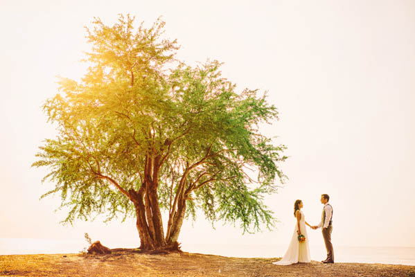 beautiful couple's portrait with tree beautiful couple's portrait with tree