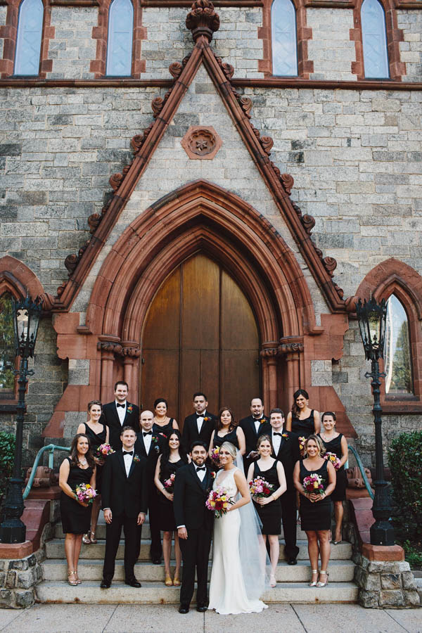 stylish wedding party portrait stylish wedding party portrait