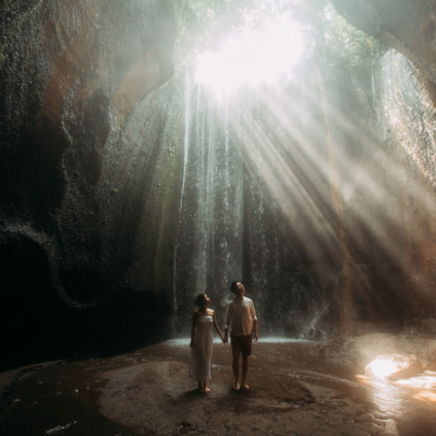 Image by Stephen Yau of Stephen Yau Weddings taken in Tukad Cepung Waterfall, Bali, Indonesia