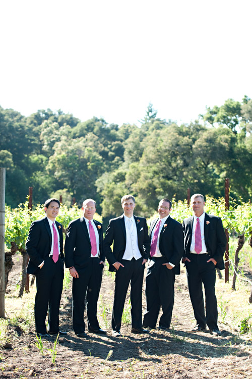 sweet pink vineyard wedding at Thomas Fogarty Winery, photos by Vincent Au Photography via JunebugWeddings.com sweet pink vineyard wedding at Thomas Fogarty Winery, photos by Vincent Au Photography via JunebugWeddings.com