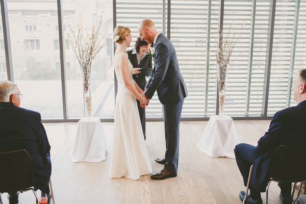 simple and chic Toronto wedding ceremony simple and chic Toronto wedding ceremony