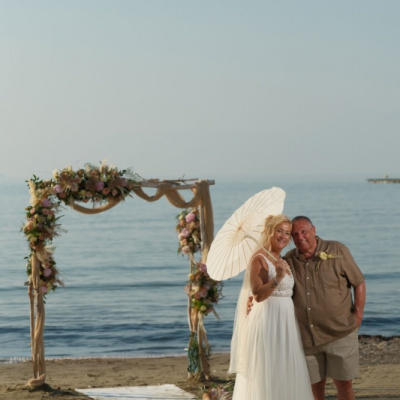 Just Married Corfu photo