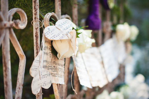 Music themed wedding at Vibiana with photos by Callaway Gable | junebugweddings.com Music themed wedding at Vibiana with photos by Callaway Gable | junebugweddings.com