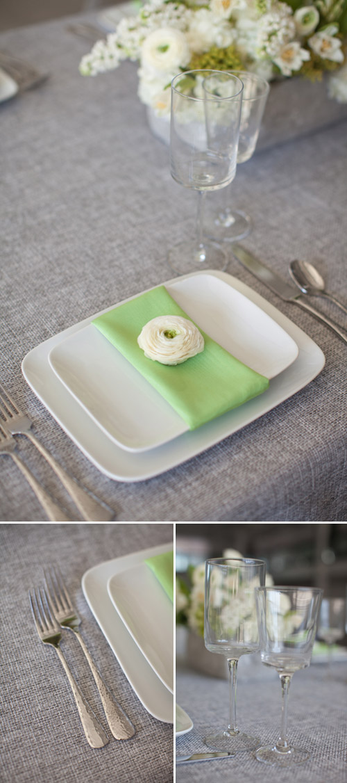 modern and organic slate gray, green and ivory wedding decor inspiration ideas, photographed by Binita Patel Photography | JunebugWeddings.com modern and organic slate gray, green and ivory wedding decor inspiration ideas, photographed by Binita Patel Photography | JunebugWeddings.com