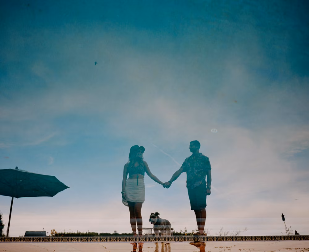 reflection engagement photo