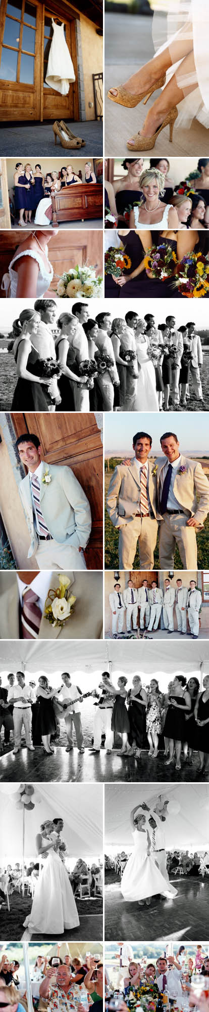 Vineyard wedding in Walla Walla, WA - photos by Positive Light Photography Vineyard wedding in Walla Walla, WA - photos by Positive Light Photography