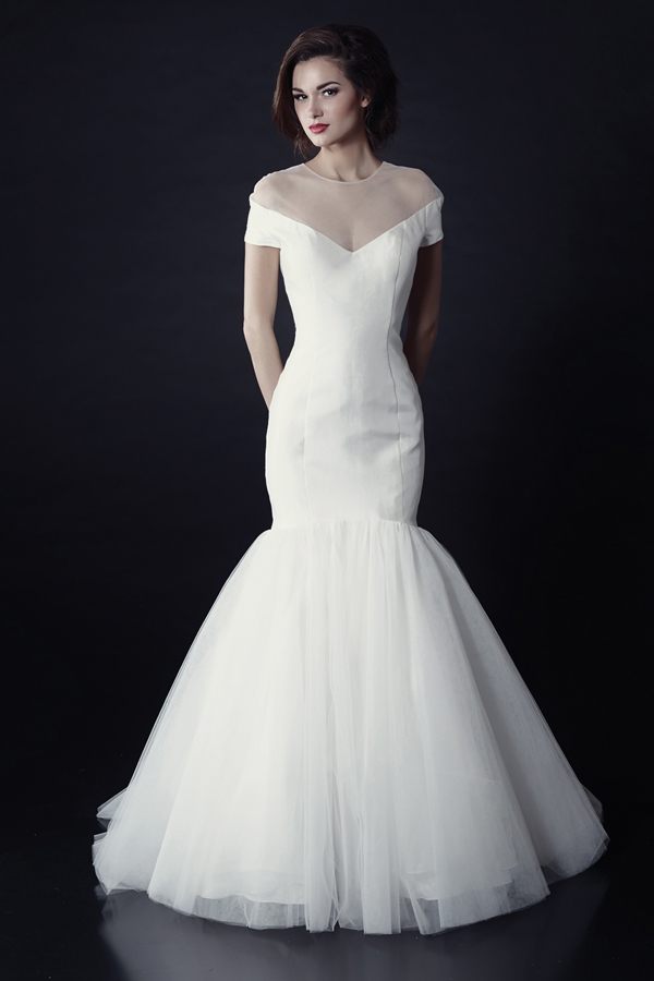wedding dress trends – illusion neckline wedding dresses from fall 2014 bridal market | via junebugweddings.com wedding dress trends – illusion neckline wedding dresses from fall 2014 bridal market | via junebugweddings.com