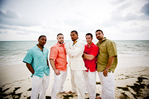 colorful tropical beach wedding at Excellence Playa Mujeres All-Inclusive Resort in Cancun, Mexico - photos by JAGstudios | via junebugweddings.com colorful tropical beach wedding at Excellence Playa Mujeres All-Inclusive Resort in Cancun, Mexico - photos by JAGstudios | via junebugweddings.com