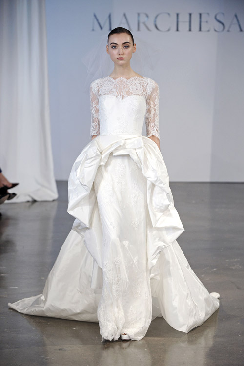 Marchesa wedding dress from the Spring 2014 bridal collection | via junebugweddings.com Marchesa wedding dress from the Spring 2014 bridal collection | via junebugweddings.com