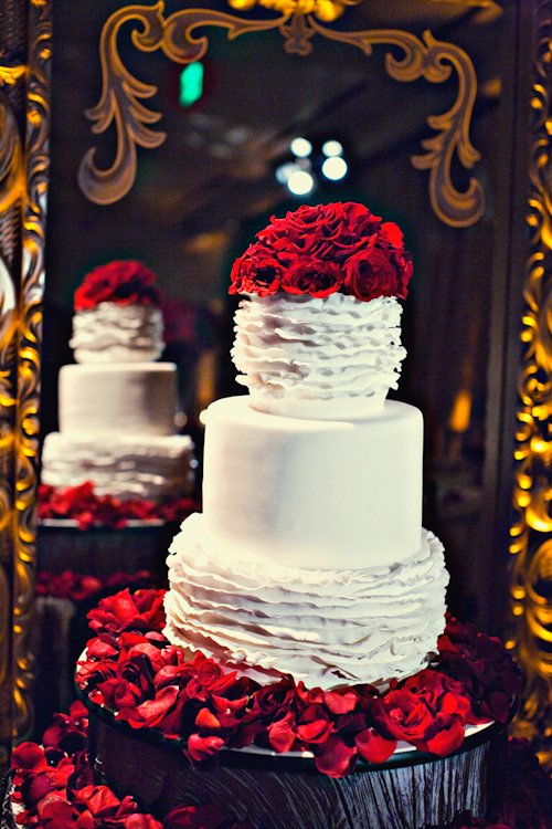 glamorous wedding by Mindy Weiss with red rose decor at Hotel Bel Air, photos by Joy Marie Photography | junebugweddings.com glamorous wedding by Mindy Weiss with red rose decor at Hotel Bel Air, photos by Joy Marie Photography | junebugweddings.com