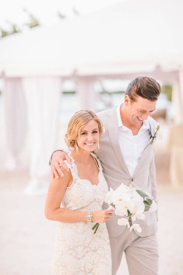 intimate beach wedding couple's portrait, photo by Chris Glenn | via junebugweddings.com intimate beach wedding couple's portrait, photo by Chris Glenn | via junebugweddings.com