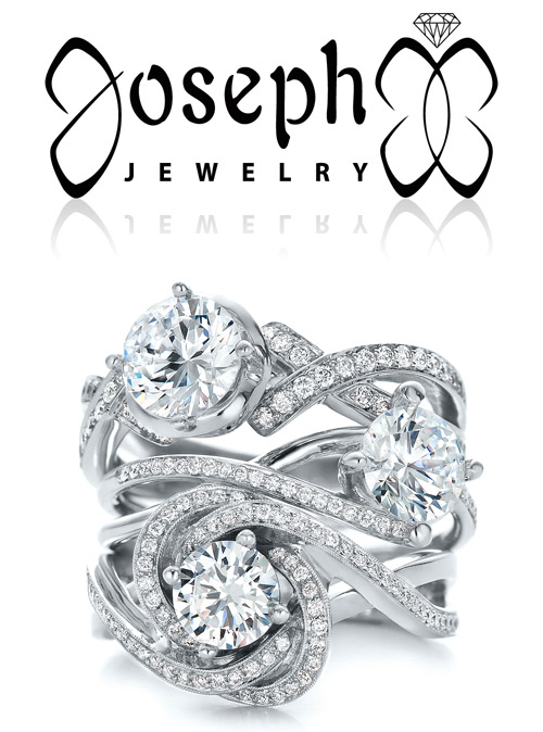 custom engagement and wedding rings from Joseph Jewelry | via junebugweddings.com custom engagement and wedding rings from Joseph Jewelry | via junebugweddings.com