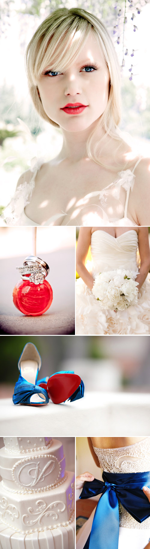 Happy 4th of July! Red, white and blue wedding color ideas via JunebugWeddings.com Happy 4th of July! Red, white and blue wedding color ideas via JunebugWeddings.com