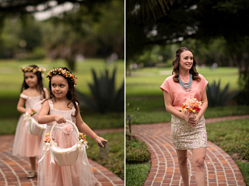 coral, gold, and grey wedding at Casa Feliz in Florida, photos by Kristen Weaver Photography | via junebugweddings.com coral, gold, and grey wedding at Casa Feliz in Florida, photos by Kristen Weaver Photography | via junebugweddings.com