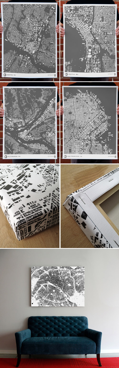 modern blueprint city maps for wedding decor from CityFabric.net | via junebugweddings.com modern blueprint city maps for wedding decor from CityFabric.net | via junebugweddings.com