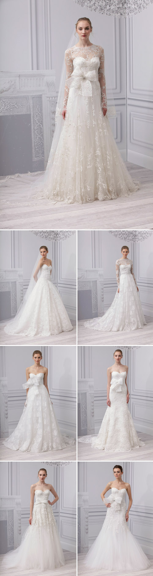 Monique Lhuillier wedding dress colleciton Spring 2013, pretty lace wedding dresses Monique Lhuillier wedding dress colleciton Spring 2013, pretty lace wedding dresses