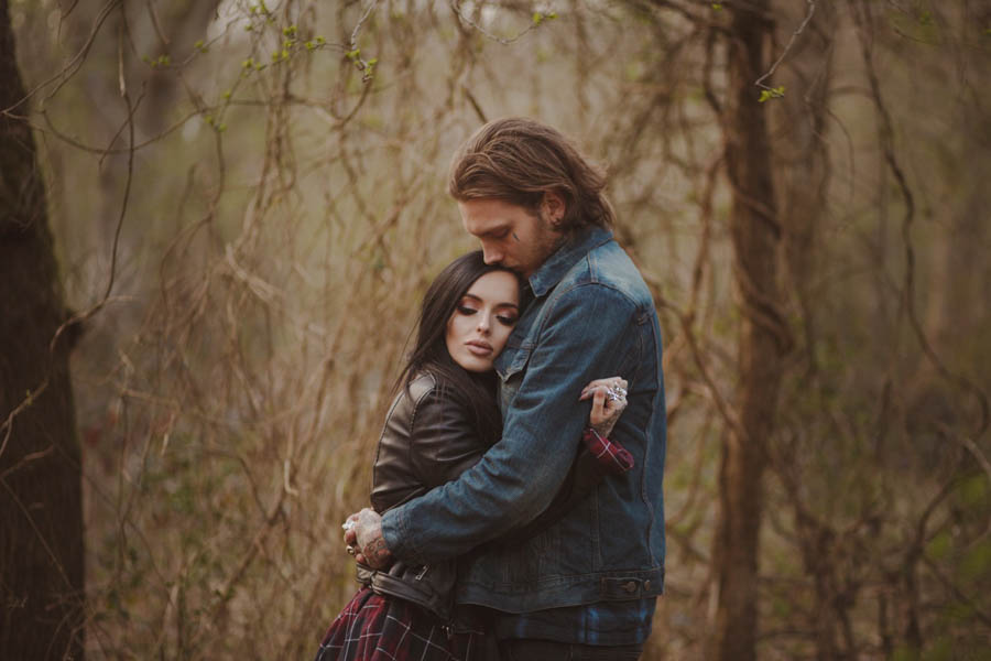 Sexy-Harley-Davidson-Engagement-Photos-Ruislip-Woods-4